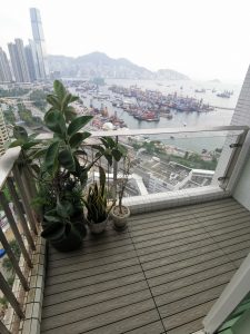 大角咀 海桃灣 露台 柚木色 NewTechWood戶外木地板