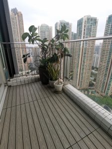 大角咀 海桃灣 露台 柚木色 NewTechWood戶外木地板